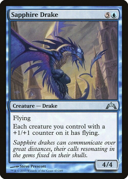 Sapphire Drake Card Front