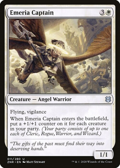 Emeria Captain Card Front