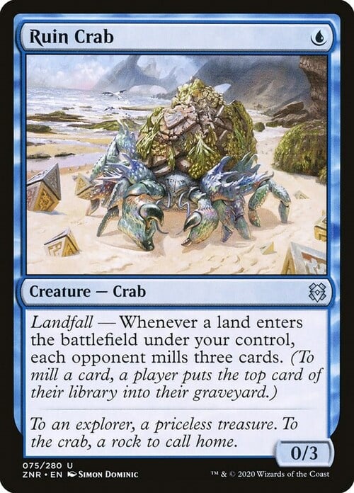 Ruin Crab Card Front