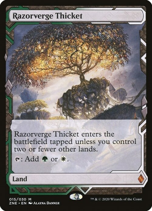 Razorverge Thicket Card Front