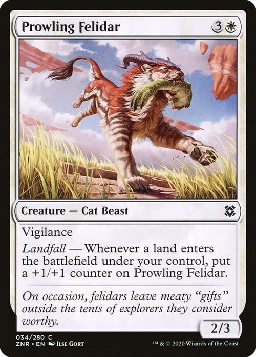Prowling Felidar Card Front