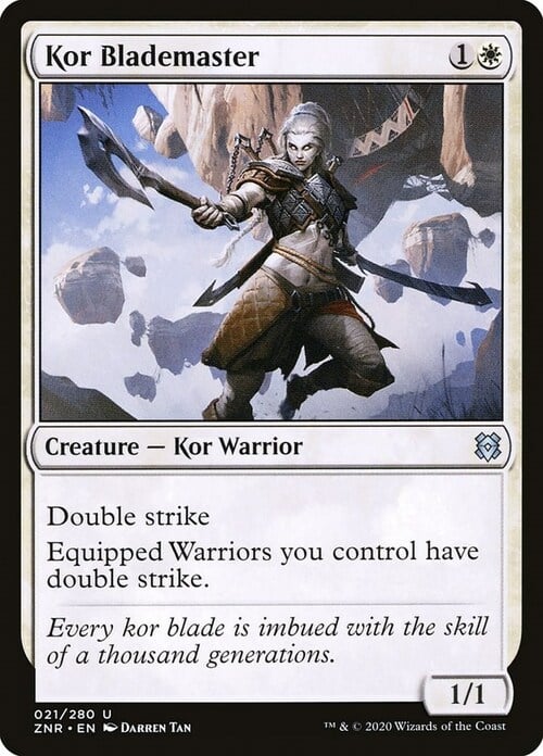 Kor Blademaster Card Front