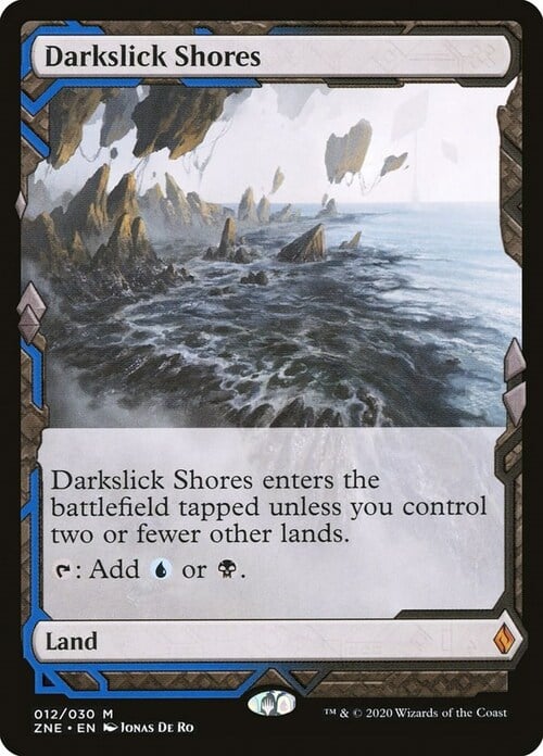 Darkslick Shores Card Front