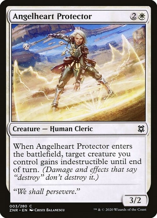 Angelheart Protector Card Front