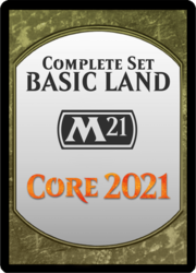 Core Set 2021: Basic Land Set