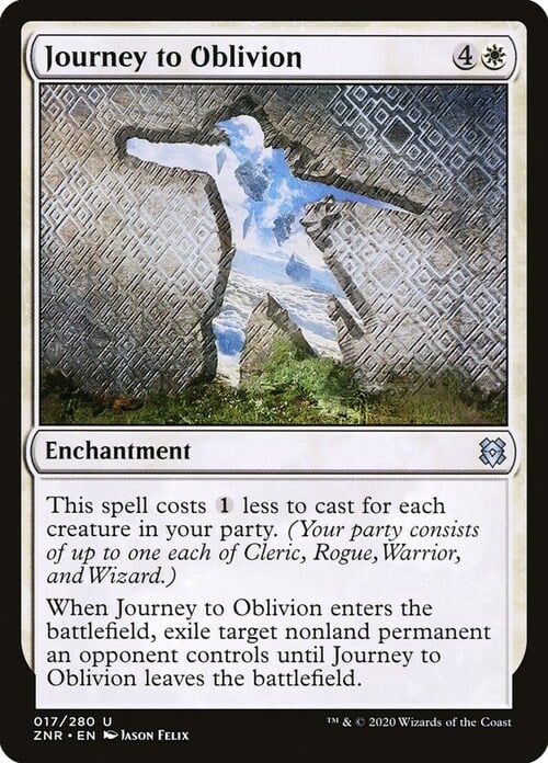 Journey to Oblivion Card Front