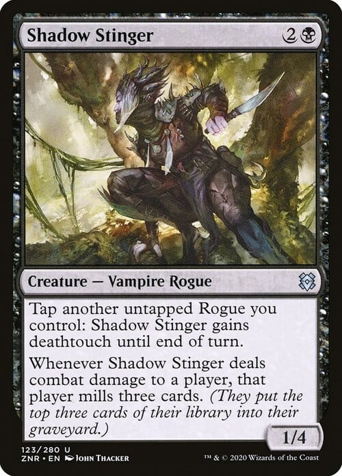 Shadow Stinger Card Front