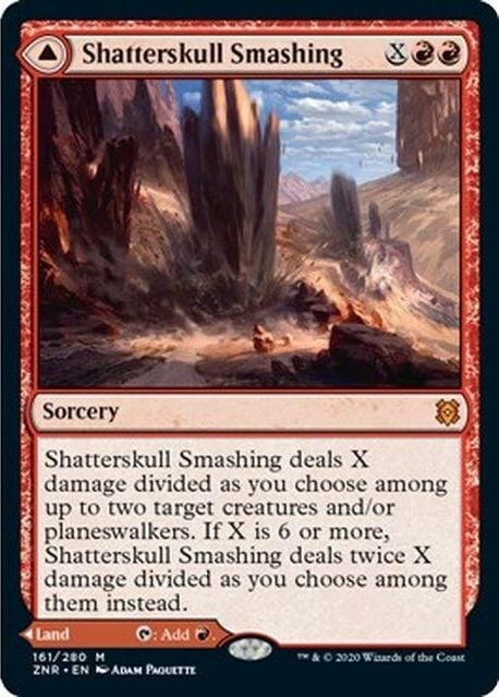Shatterskull Smashing // Shatterskull, the Hammer Pass Card Front