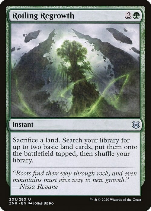 Roiling Regrowth Card Front