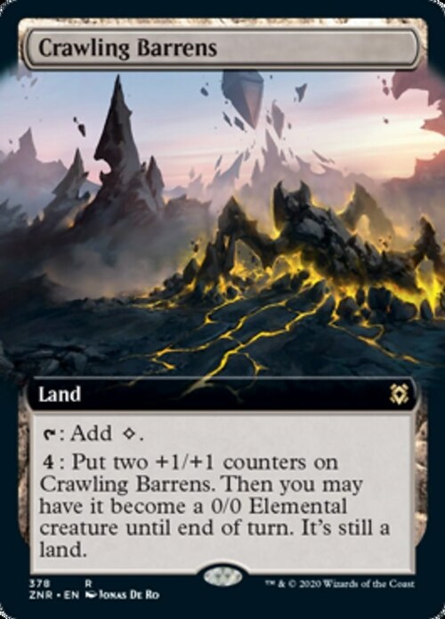 Crawling Barrens Card Front