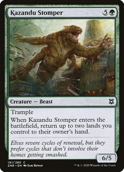 Kazandu Stomper Card Front