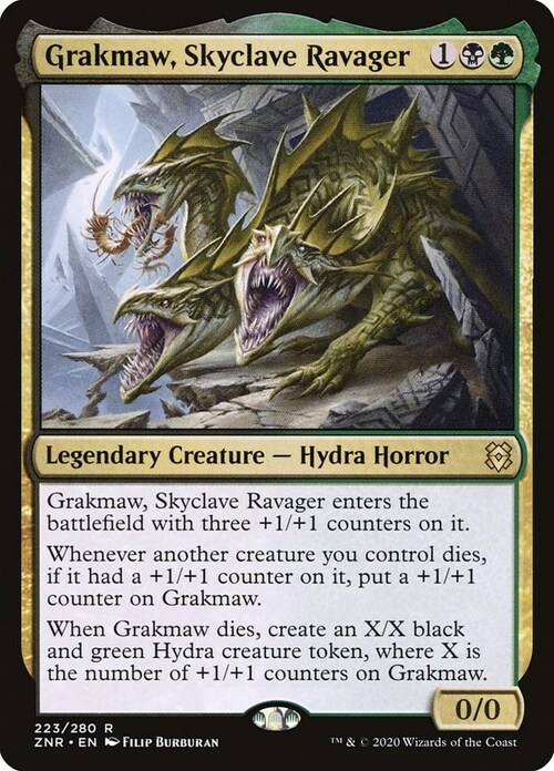 Grakmaw, Skyclave Ravager Card Front