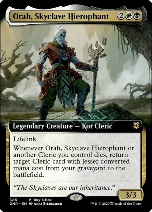 Orah, Skyclave Hierophant Card Front