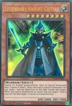 Legendary Knight Critias Card Front