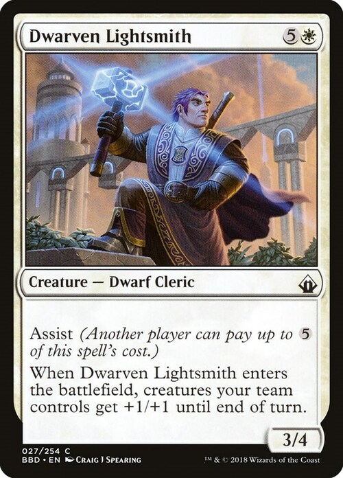 Dwarven Lightsmith Card Front
