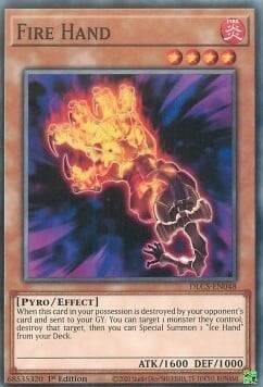 Fire Hand Card Front