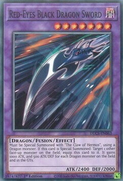 Red-Eyes Black Dragon Sword Card Front