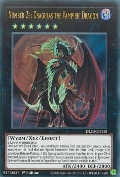 Numero 24: Dragulas il Drago Vampyre Card Front
