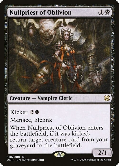 Nullpriest of Oblivion Card Front