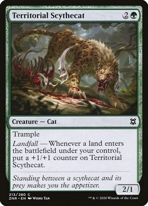 Territorial Scythecat Card Front
