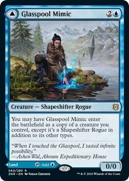 Glasspool Mimic // Glasspool Shore Card Front