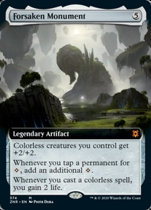 Forsaken Monument Card Front