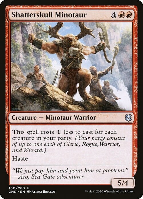 Shatterskull Minotaur Card Front