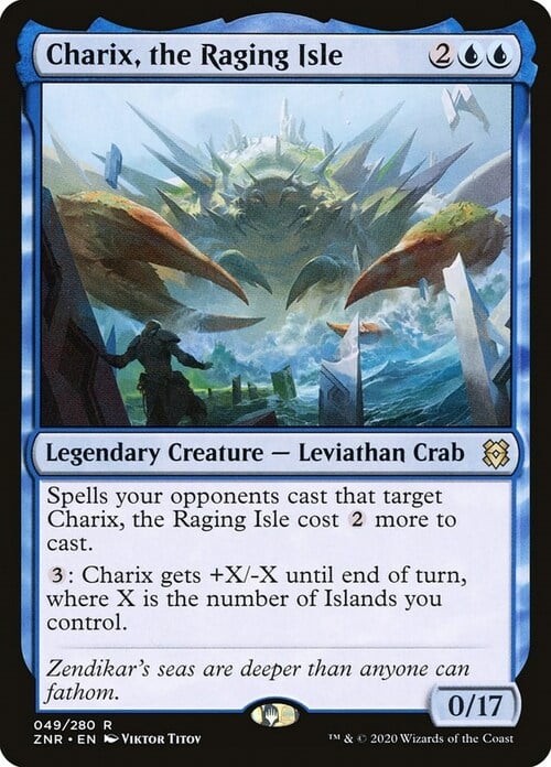 Charix, l'Isola Furiosa Card Front
