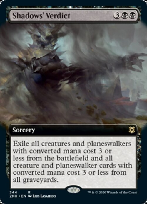Shadows' Verdict Card Front
