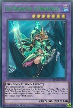 Dark Magician Girl the Dragon Knight Card Front