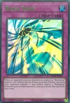 Black Sonic Card Front