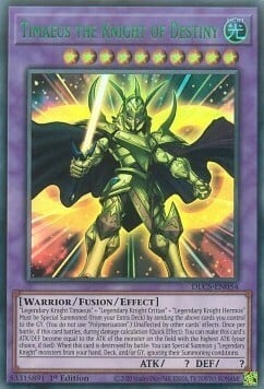 Timaeus the Knight of Destiny Card Front