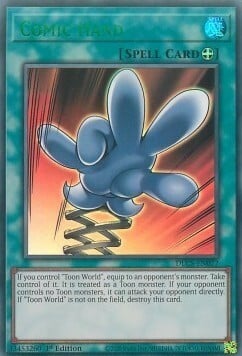 Comic Hand Card Front