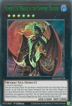 Numero 24: Dragulas il Drago Vampyre Card Front