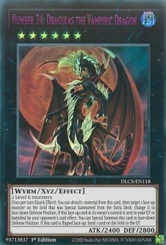 Numero 24: Dragulas il Drago Vampyre Card Front