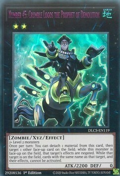 Numero 45: Logos Sbriciolante il Profeta della Demolizione Card Front