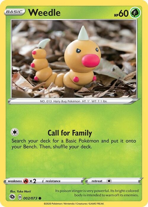 Weedle [Call for Family] Card Front