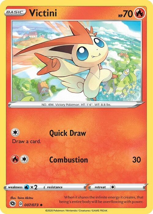 Victini [Quick Draw | Combustion] Card Front