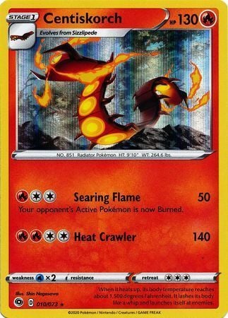 Centiskorch [Searing Flame | Heat Crawler] Card Front