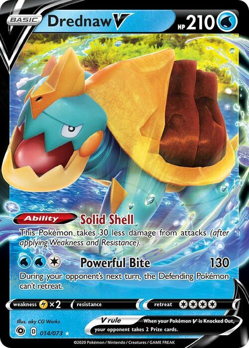 Drednaw V [Solid Shell | Powerful Bite] Card Front