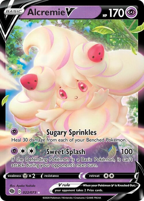 Alcremie V [Sugary Sprinkles | Sweet Splash] Card Front