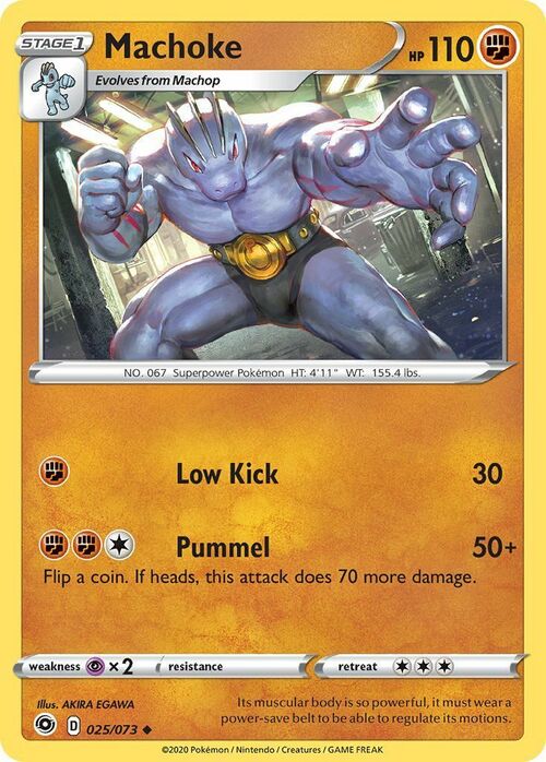 Machoke [Low Kick | Pummel] Card Front