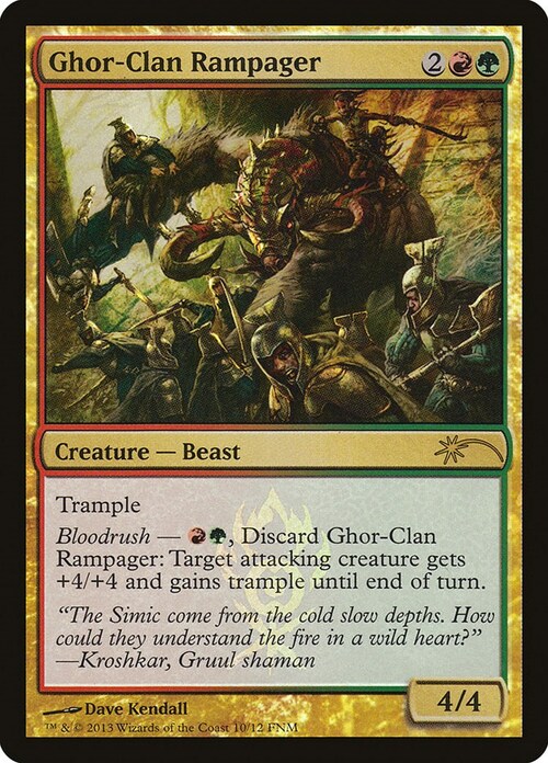 Ghor-Clan Rampager Card Front