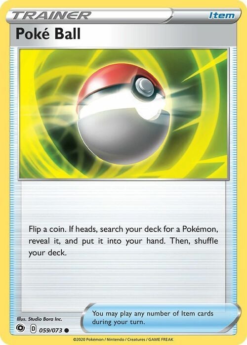 Poké Ball Card Front