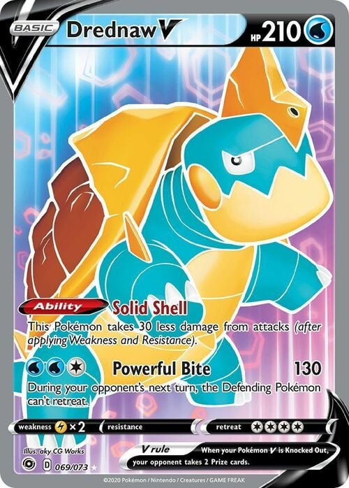 Drednaw V [Solid Shell | Powerful Bite] Card Front
