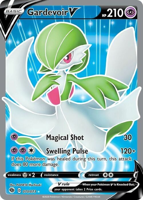 Gardevoir V [Magical Shot | Swelling Pulse] Card Front
