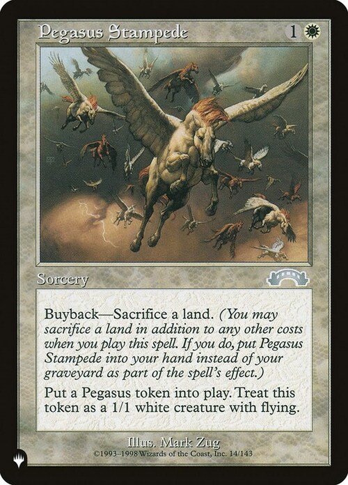 Pegasus Stampede Card Front