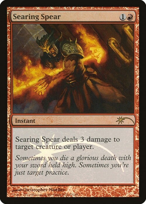 Searing Spear Card Front