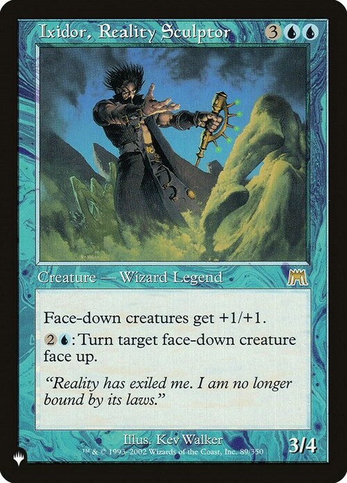 Ixidor, Reality Sculptor Card Front