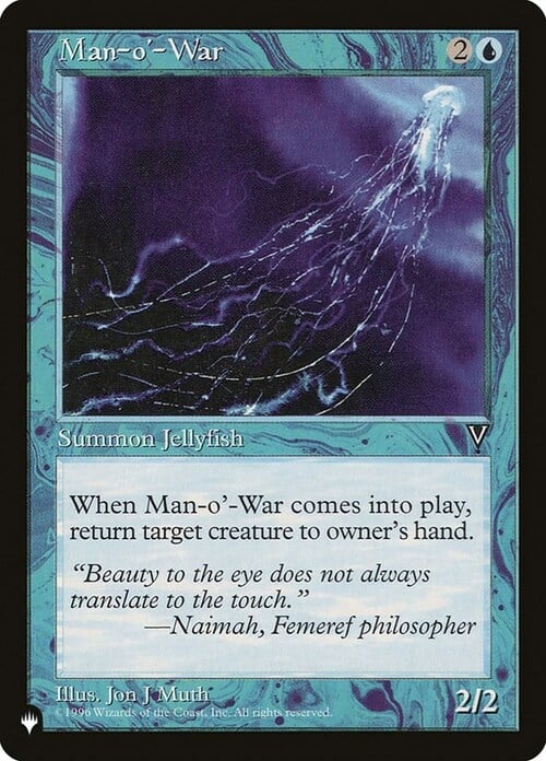 Man-o'-War Card Front
